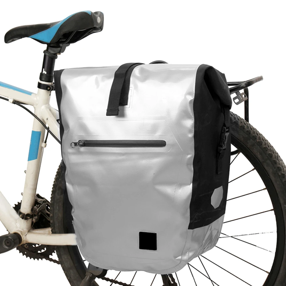 Perfect Lixada 20L Roller Bike Pannier Cycling Bicycle Rear Pack Bag Waterproof MTB Bike Seat Trunk Bag Big Capacity 7