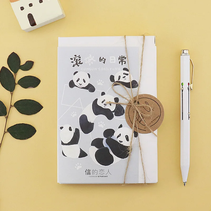 

30 Sheets/Set Lovely Panda Daily Life Postcard /Greeting Card/Message Card/Birthday Letter Envelope Gift Card