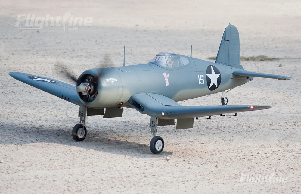 Flightline F4U-1D Corsair "Bubble Top" и F4U-1A Corsair "птичья клетка" 1600 мм(6") Размах крыльев-PNP