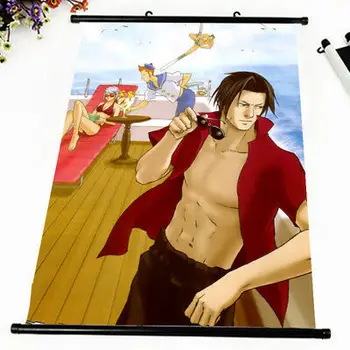

Anime Poster Gyakuten Saiban GAME Sexy Wall Scroll Printed Painting Home Decor Japanese Cartoon Decoration Poster