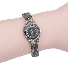 Топ Классический черный титановый Серебряный женский браслет 4 формы желе циферблат роскошный кварцевый механизм женское платье наручные часы