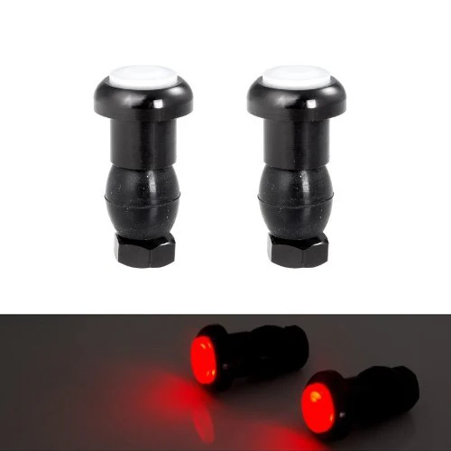 

Good deal Black Red Light LED Bicycle Warning Light
