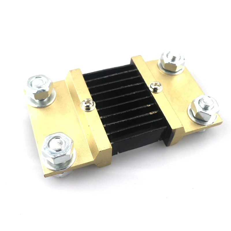 Делитель тока постоянного тока шунтирующий резистор 75MV 1000A для аммперметра аммпер панель измеритель напряжения