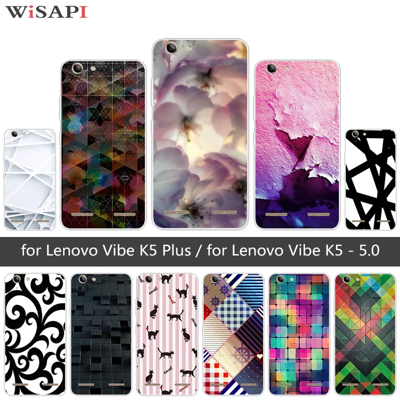 Для Lenovo Vibe K5 Plus Lemon 3 A6020 прозрачные Необычные чехлы для телефонов мягкий