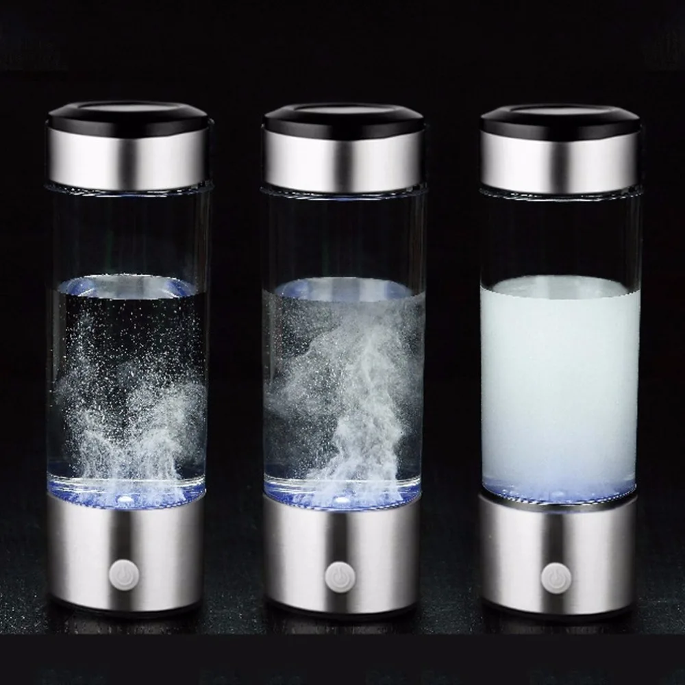 

Hydrogen Rich Bottle Water Bottle Portable Water Glass Free Ionizer Drinking Bottle Healthy Anti-Aging Bottle Drop Shipping
