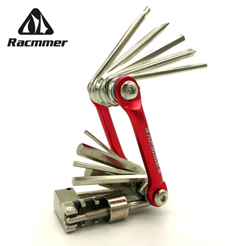 Racmmer 11 в 1 Cr Mo многофункциональный мини карманный ремонтный инструмент для