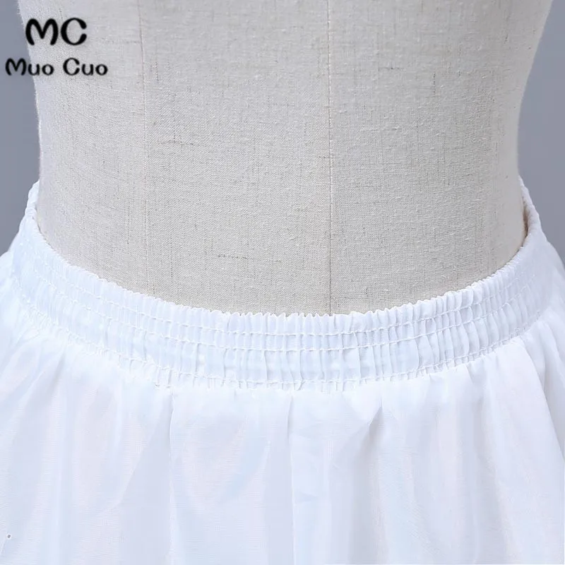 Free Shipping 4 Hoops 5 Layers Wedding Petticoat Ball Gown Crinoline Slip Underskirt For Wedding Dress High Qualityw32