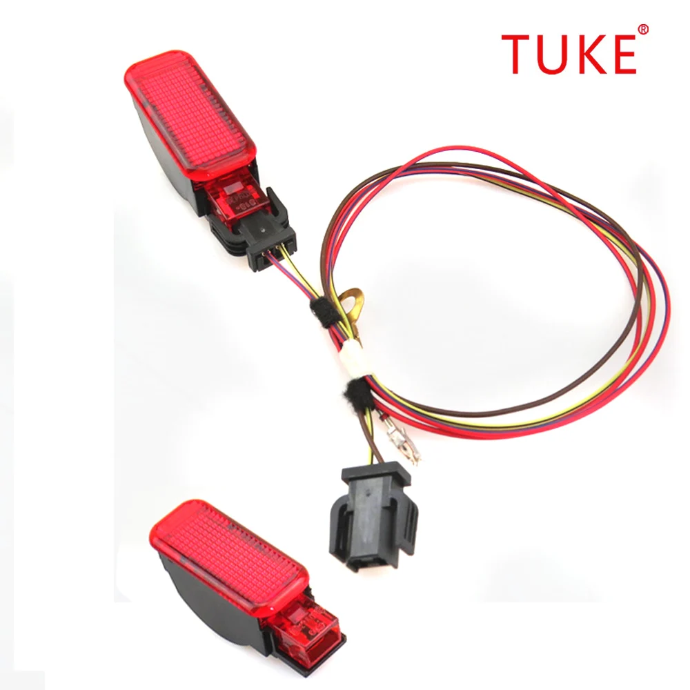 TUKE OEM 8KD947411 8KD 947 411 две красные сигнальные лампы Дверная панель + жгуты