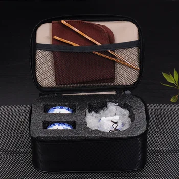 

Chinese Kung Fu Teaware Sets Portable Travel Tea Set Ceramic Teapot Teaset Gaiwan Set Tea Cups Of Tea Ceremony Traveller Teaware