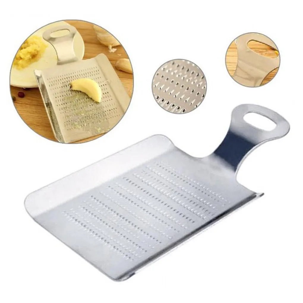 

Kitchen Stainless Steel Chopped Ginger/Garlic Mashed Crushed Grater Mill Mud Grinding 11*7.5cm