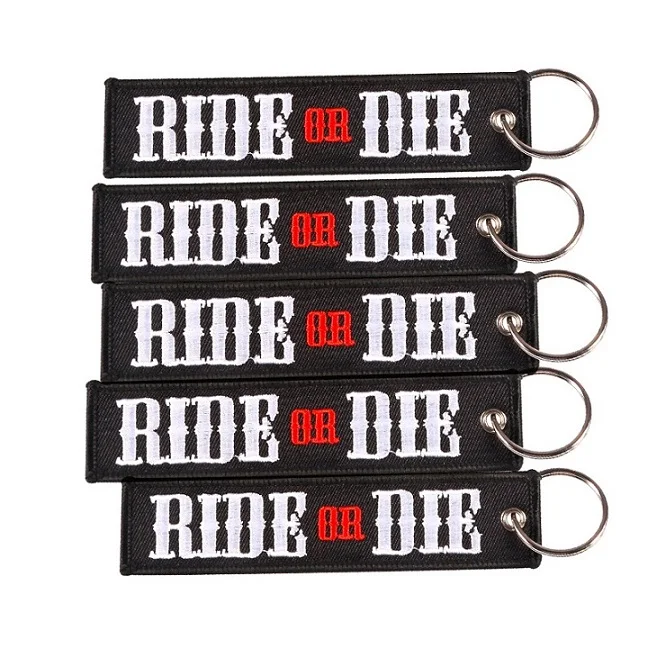 RIDE OR DIE MOTOCYCLE KEYCHAIN12