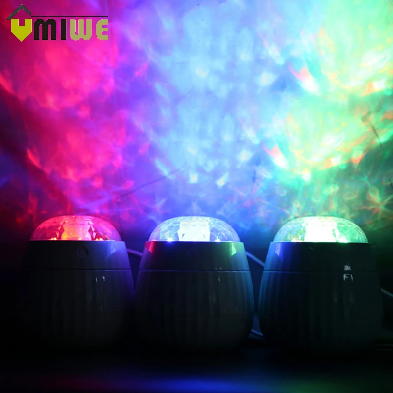 

USB Charging Air Humidifier Colorful Night Light Projection Humidifier Ultrasonic Essential Oil Aroma Diffuser for Home Kids