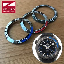 Керамический Безель вставки для omg Omega Seamaster автоматические manl части часов 215.92.46.22