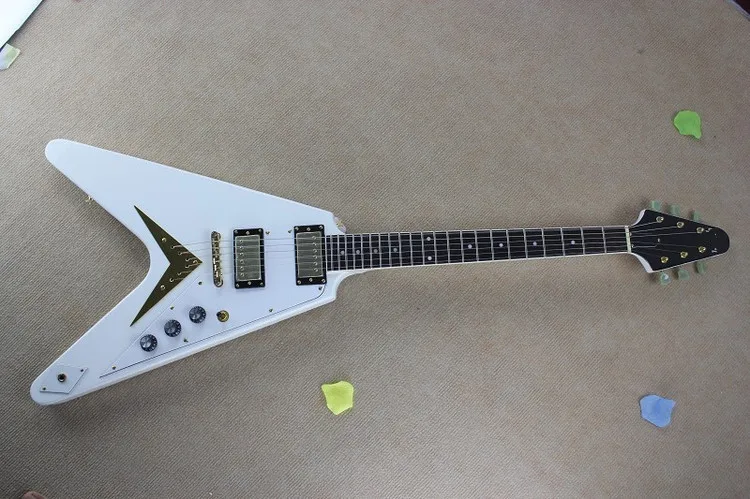 

The factory custom guitar, electric guitar flying V standard point set and free shipping