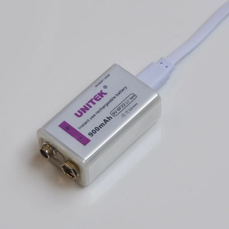 1 шт. литий ионный аккумулятор USB 9 в 900 мАч 6F22 для микрофона гитары эквалайзера