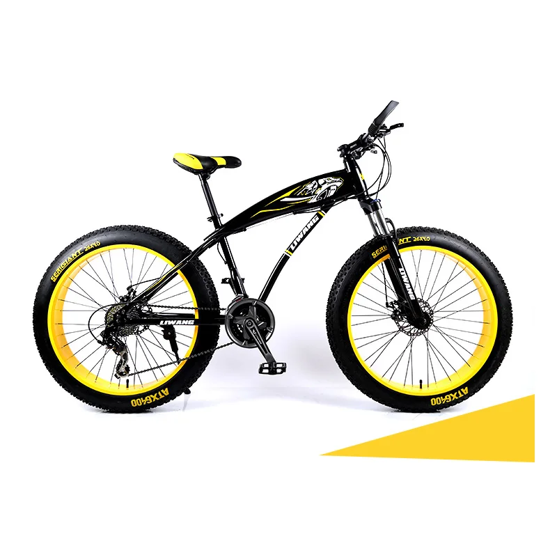 Sale Snow Bike 21 Speed 24 Speed 27 Speed 26 Inch Double Disc Brake Big Tire Mountain Bike 1