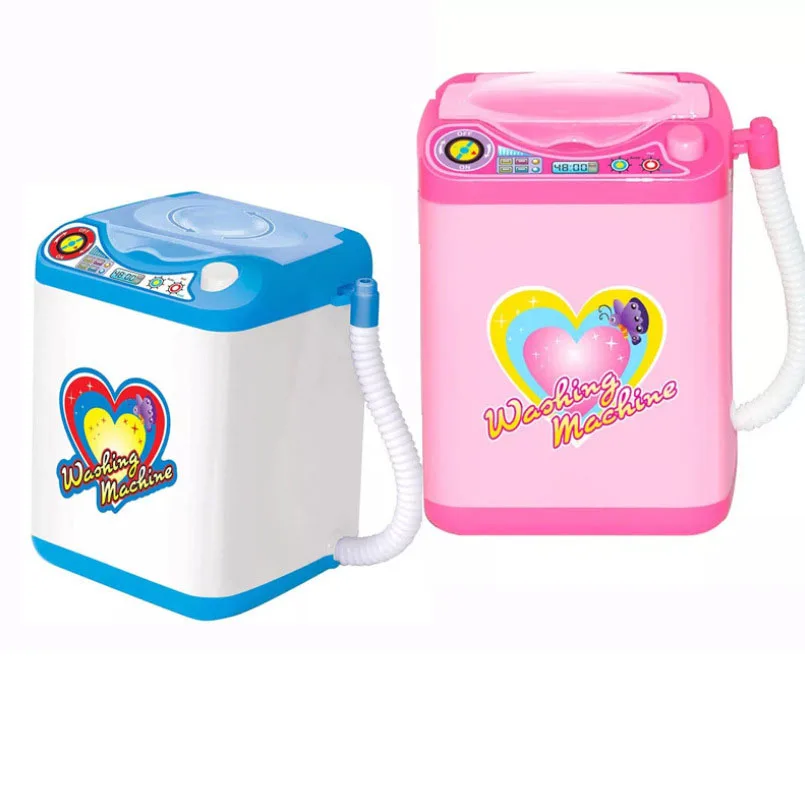 

Will turn simulation Makeup toy washing machine Beauty tool cleaning home appliances drain Mini