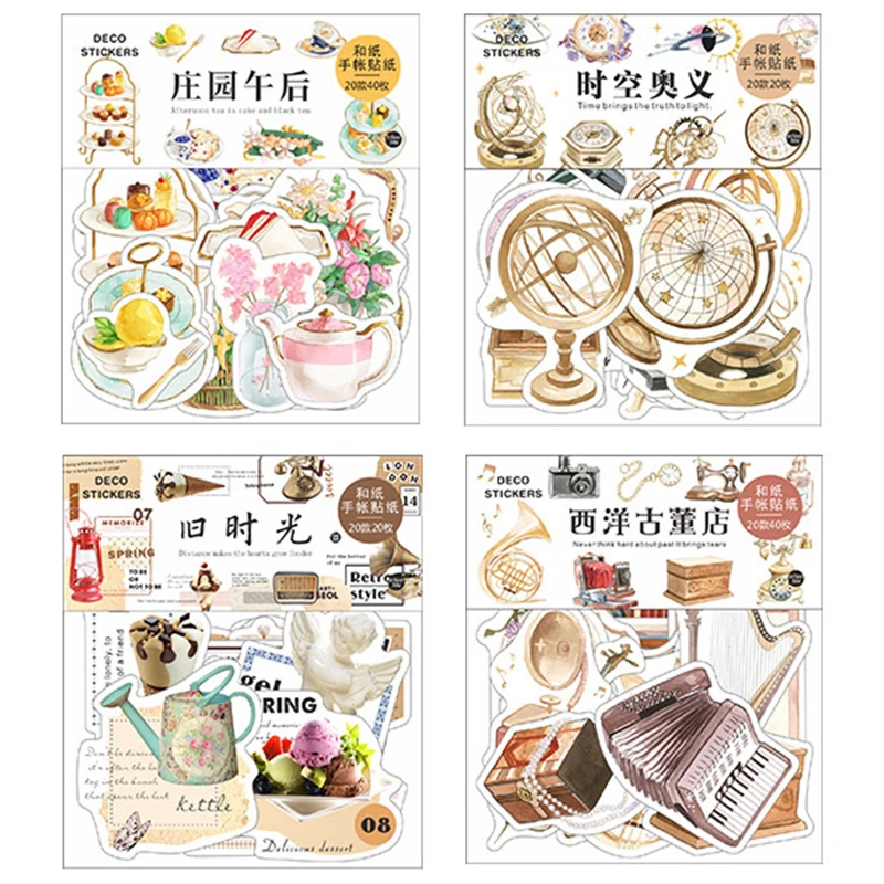 Travel Stamp Forest Sealing Decal Diary Scrapbook Albums Sticker Decor LD