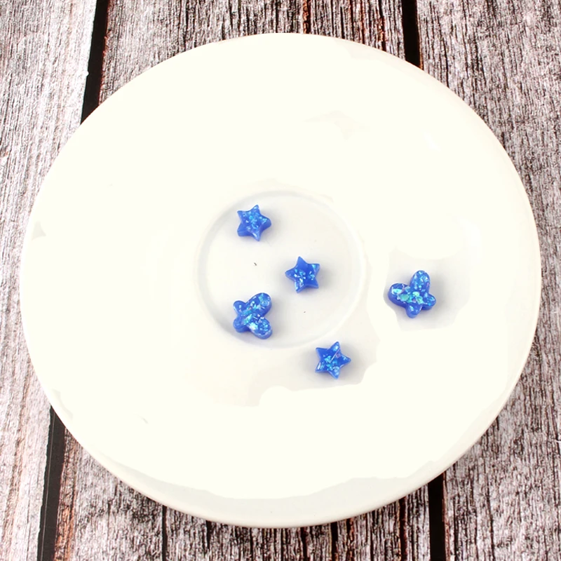 

10pcs 10mm Pentagram Butterfly Resin Connector Beads Finding Women DIY Necklace Earring Bracelet Charms Handmade Accessories F64