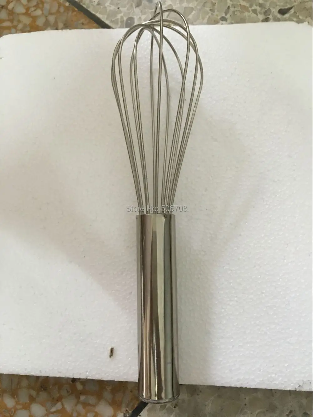 

Manual Kitchen Stainless steel Egg Beaters Whisk Mixer Cream Baking Blender 10 inch