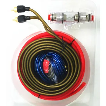 

Subwoofer Speaker 1500W 60 AMP Fuse Holder Car Audio Wire Installation Kit Wiring Amplifier 8GA Power Cable