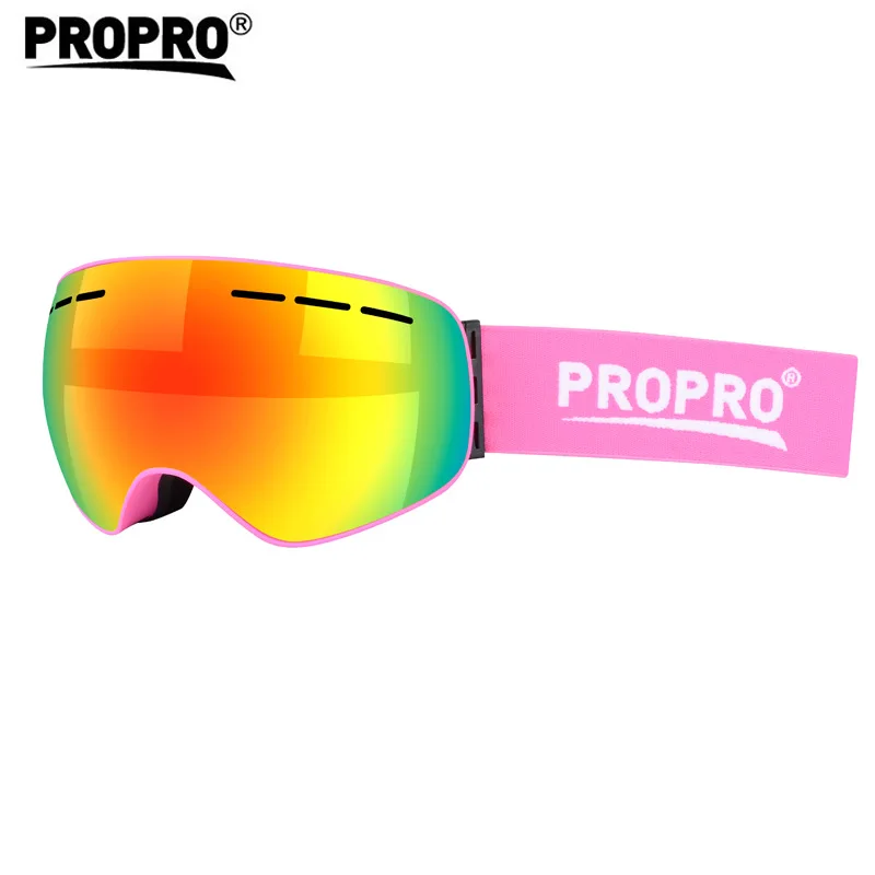 Для мужчин Для женщин лыжные очки двойные слои спорта на открытом воздухе Анти-туман очки Большой маска Сноубординг Лыжный Спорт Пеший Туризм UV400 Очки my003