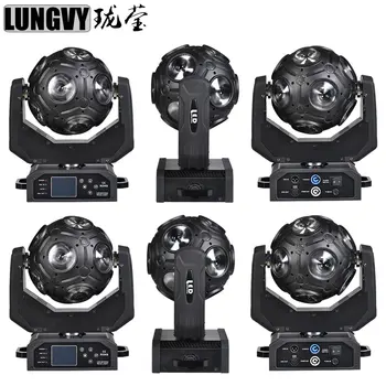 

Free Shipping 6pcs/lot Football RGBW 12x20w 4in1 Beam Moving Head Light Stage LED Rotating Ball Light Christmas Decorations