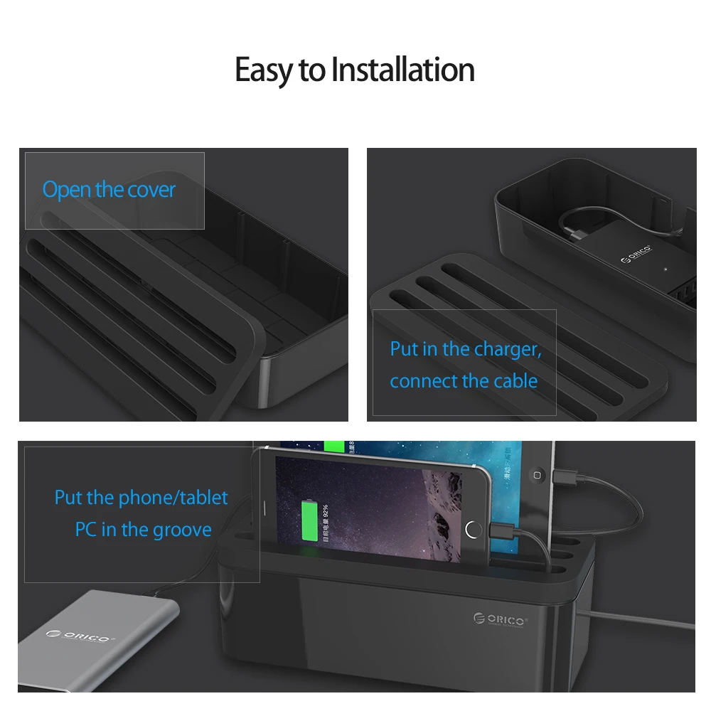 Best Price ORICO Cable Management Electrical Outlet Boxes For Power