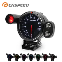 CNSPEED, Автомобильный Тахометр, цветной, 80 мм, Высокоскоростной шаговый двигатель, измеритель-11000, с конверсионной лампой, Предупреждение, автомобиль YC101357