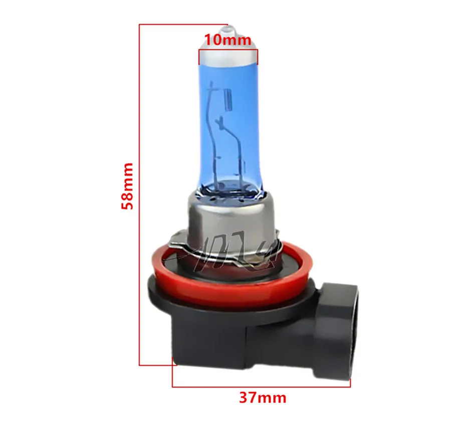 H11 55W 12V Super White Halogen Bulb Fog Lights High Power Car Headlights Lamp Car Light Source parking 6000K auto halogen headlight bulb car headlights