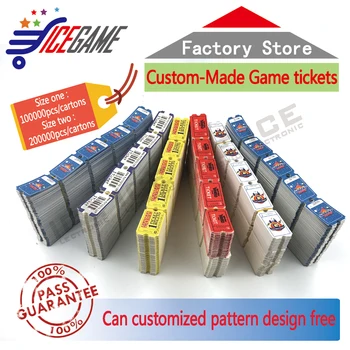 

180g custom redemption ticket amusement ticket redemption arcade game machine redemption ticket