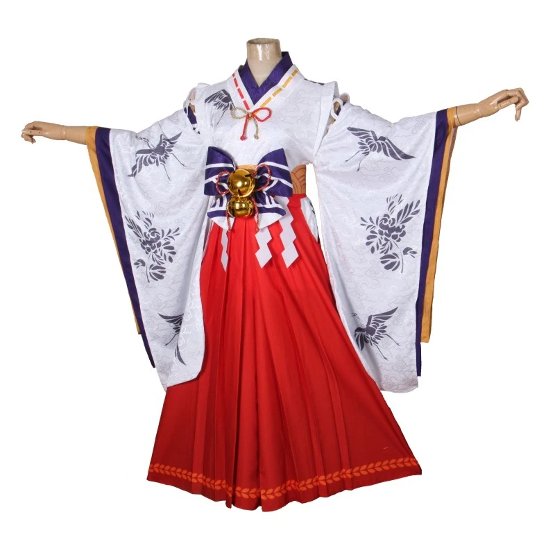 Onmyoji Новый SSR Yu Yujin косплей костюм игра Униформа костюмы ведьмы Одежда