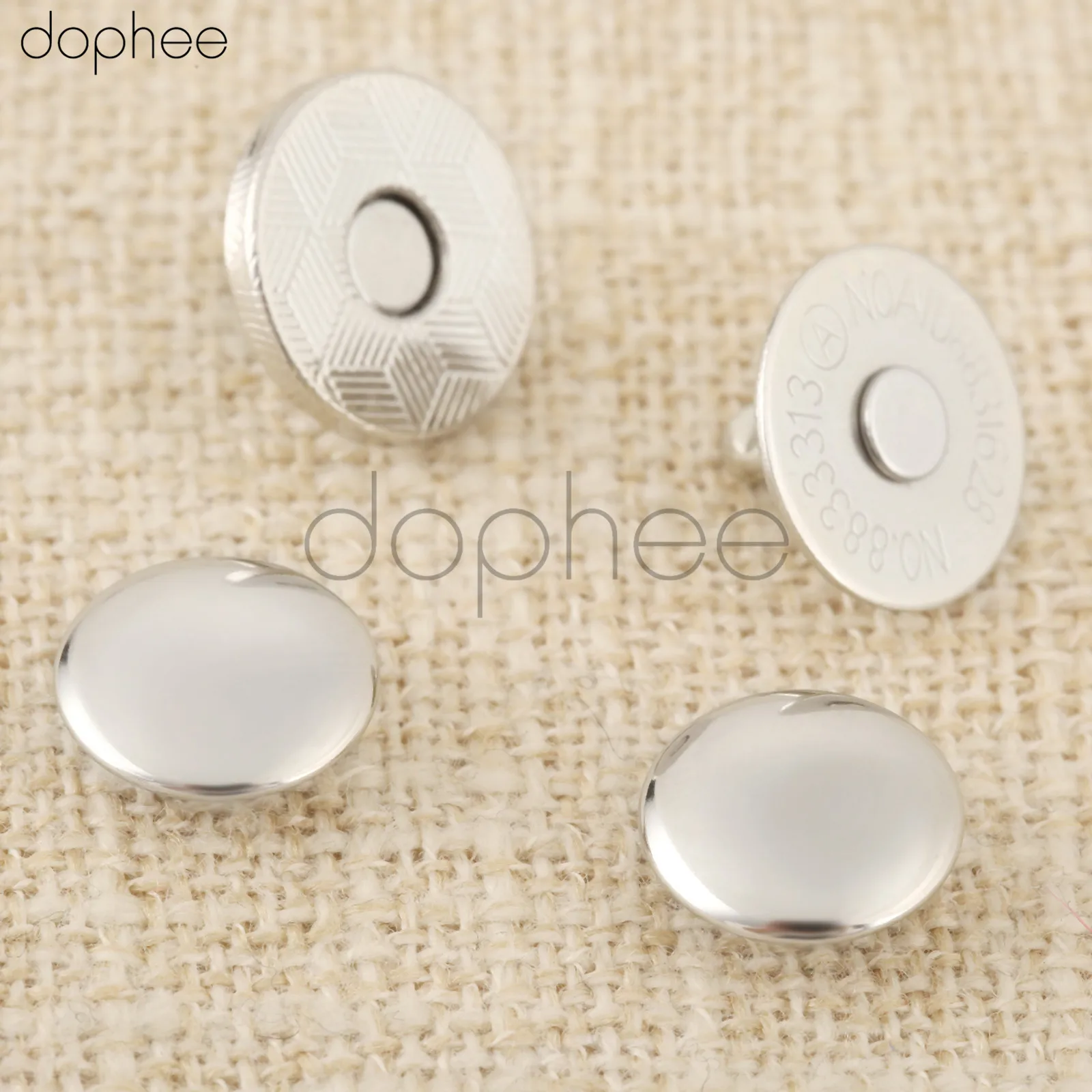 Dophee 10 комплектов 14/18 мм тонкие прочные магнитные застежки двухсторонние заклепки