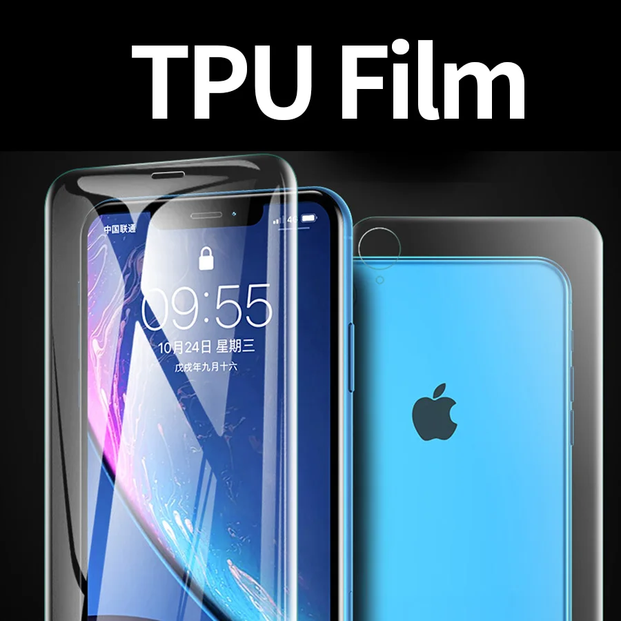 

2pcs HD Clear Screen Protector for iPhone 7 7 plus Front + Back TPU Transparent Screen Protective Film for iPhone7 plus Case