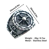 Size 7 To Size 15 Mens Boys 316L Stainless Steel Cool Punk Gothic Anchor Rudder Classic Ring 1