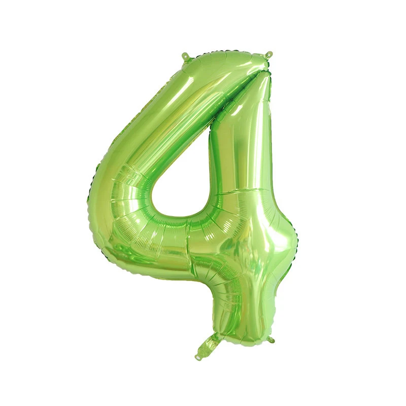 GIHOO 1 шт 40 дюймов большой шар зеленый фольгированный шар с днем рождения вечеринки свадьбы большой размер Globos декоративный реквизит - Цвет: 1pcs 40inch 4