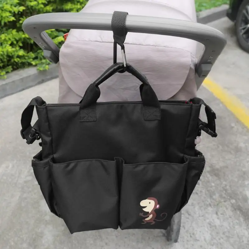 

Baby Stroller Organizer Accessory Big Capacity Handbag Shoulder Bag Mummy Nappy Bags Wheelchair Handbag Kids Carriage