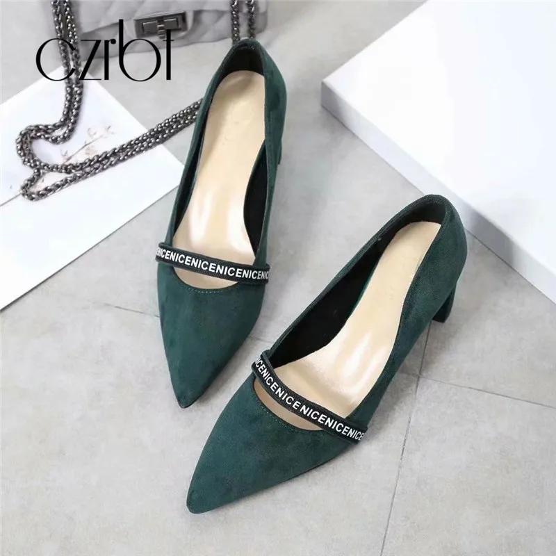 

czrbt 2018 New Women Shoes Fashion Sexy Genuine Leather Comfortable Ankle Shoes For Women Casual Non-Slip Breathable Mujer Pumps
