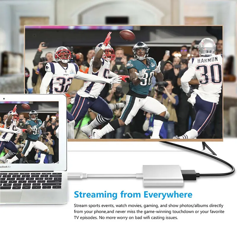 Адаптер Ascromy USB 3 1 Type C к HDMI 0 кабель конвертер адаптер для зарядки MacBook Chromebook Pixel Samsung