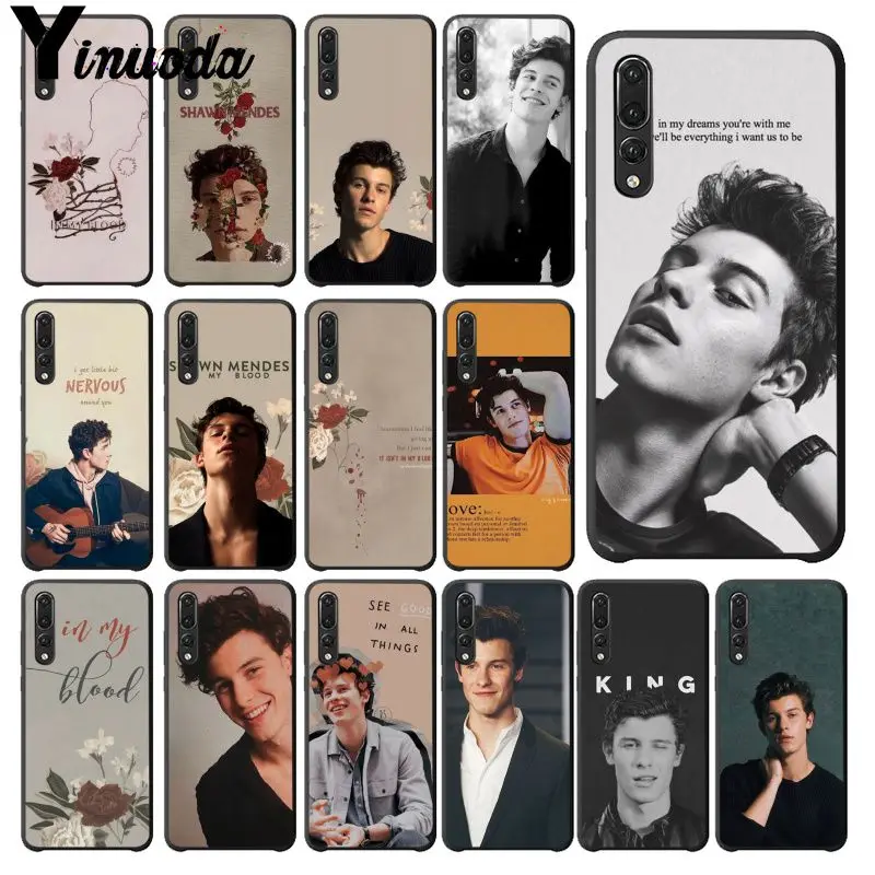 

Yinuoda Canada Pop singer Shawn Mendes Novelty Fundas Phone Case Cover for Haiwei P9 P 10 Plus P20 P20 Pro Honor 9 10 Cover