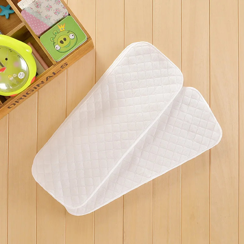 

10pcs/lot Reusable Softable Breathable Nappies Baby Cloth Diapers Inserts Infant Nappy Liners Washable Diaper Cover 3 layers
