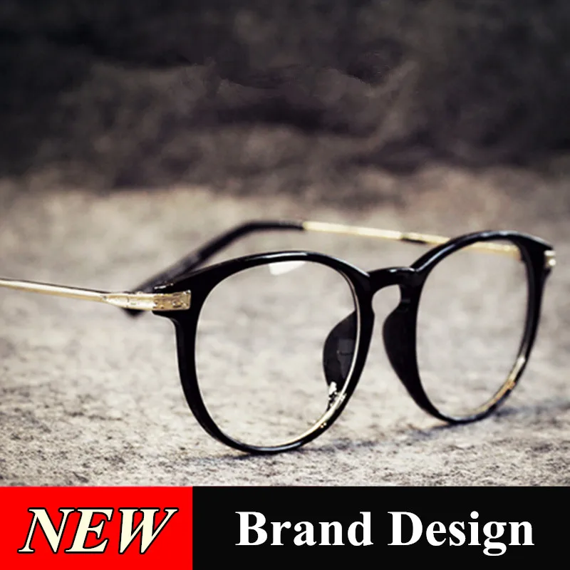 2016 New Fashion Eye Glasses Frames For Women Men Brand Design Retro Optical Myopia Computer Female
