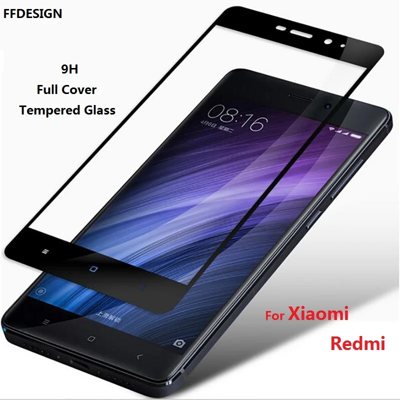 9H полное покрытие закаленное стекло для Xiaomi Redmi 4X Pro 4 Prime 4A Note Стекло Защитная