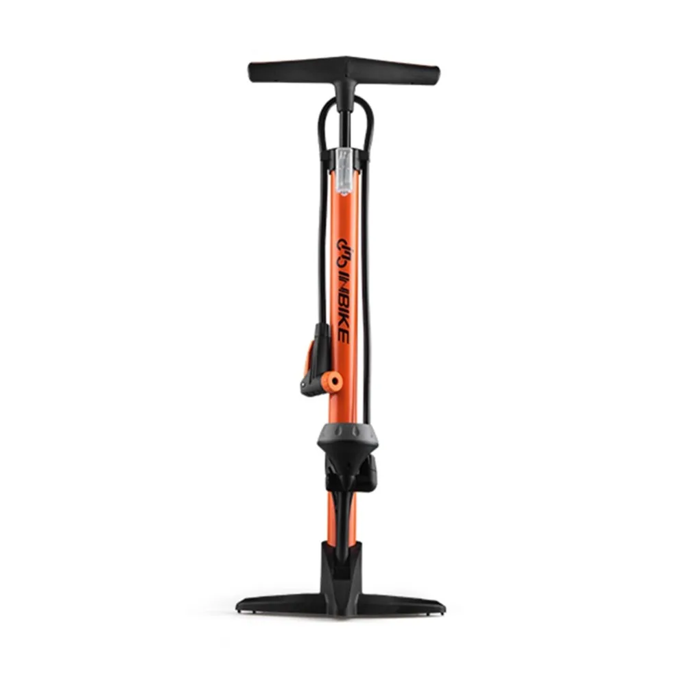 

TXAI Bike Aluminum Barrel Floor Air Pump Portable High Pressure Bicycle with Gauge Air Pressure Pump for MTB Bike Balls Tool