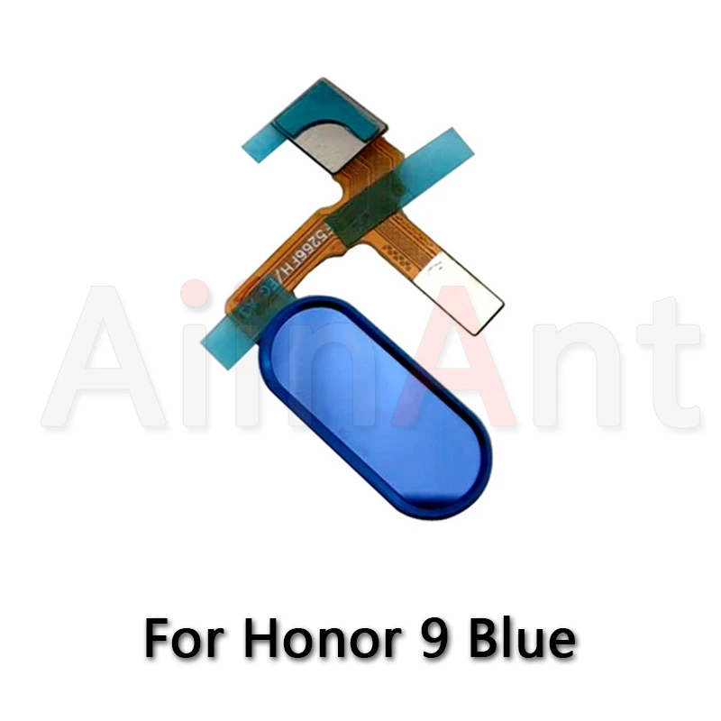 AiinAnt Кнопка возврата home ключ за счет сканера отпечатков пальцев Сенсор гибкий кабель для huawei Honor 9 телефон разъем Запчасти