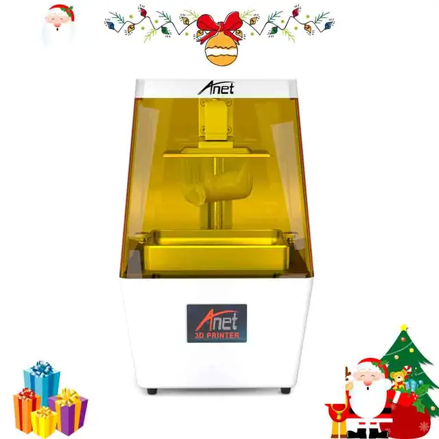 Special Offers Anet N4 3D Printer LED Curing Light resin UV LCD Assembled 2K Screen Off-Line Print Impresora 3d Drucker UV Resin Christmas gift