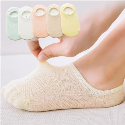 5 пар/компл. летние детские милые хлопковые носки для маленьких мальчиков носки для малышей носки с рюшами для девочек, детей; бесшовные носки для мальчиков - Цвет: 06
