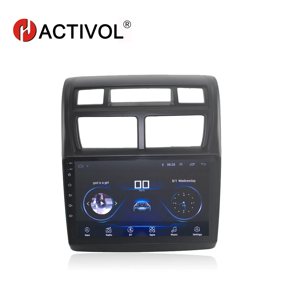 

HACTIVOL 9" 1024*600 Quadcore android 8.1 car radio for KIA Sportage 2007 2008 2009 2010 2011 2012-2016 car DVD player gps navi