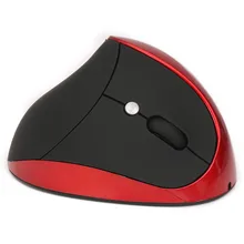 Mosunx Беспроводной Мышь Портативный Мощность вертикальный эргономичная мышь 2,4 ГГц зарядка через usb 2400 точек/дюйм высокое качество мыши для портативных ПК L0227