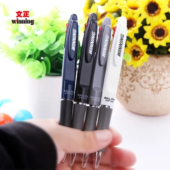 

8PCS/LOT WINNING Brand dual color pen blue red pen 2088 0.7mm